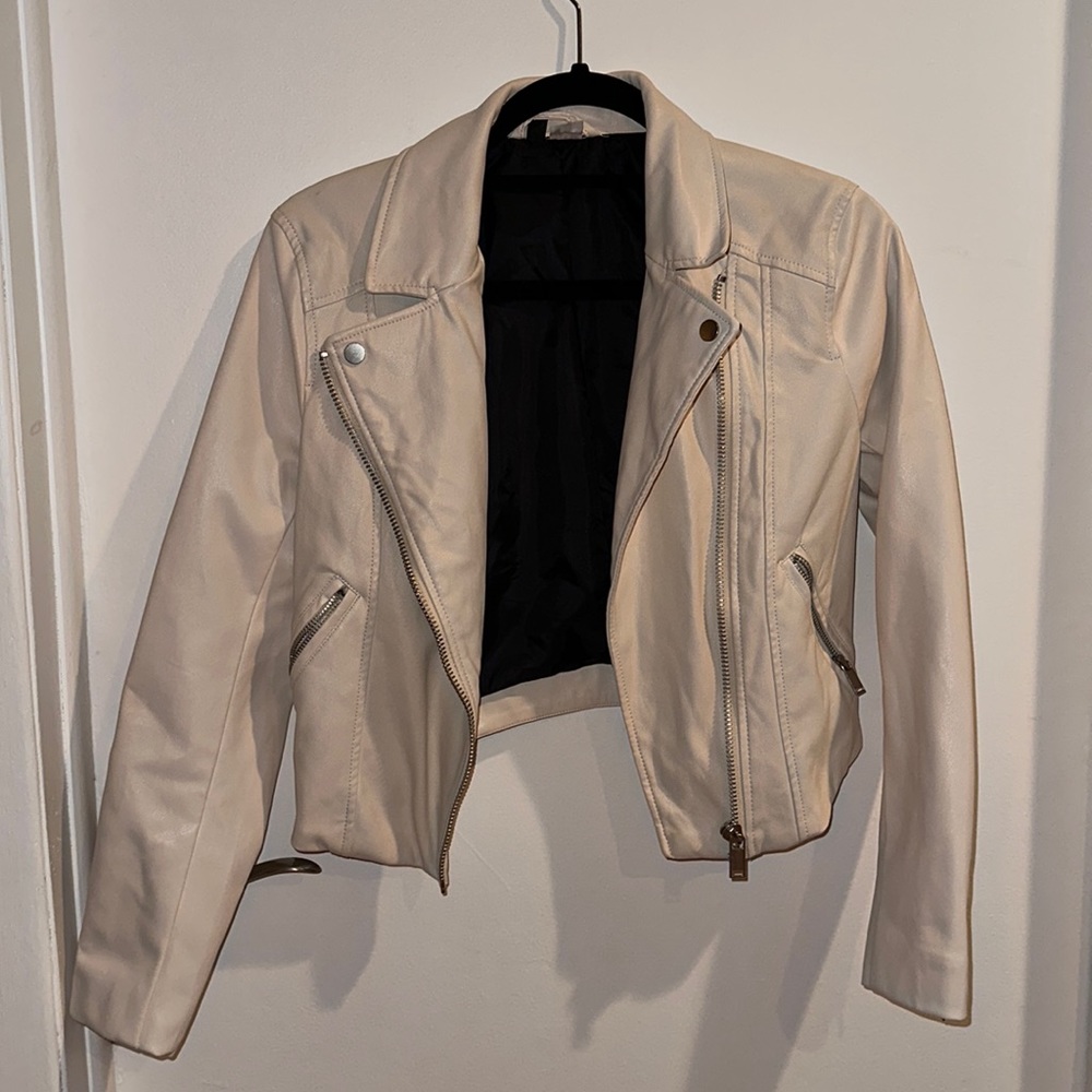 New without tags Faux leather jacket